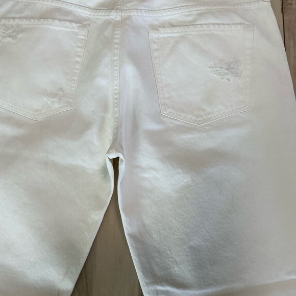 Citizens Of Humanity White Straight Leg Jeans - Picture 3 of 4